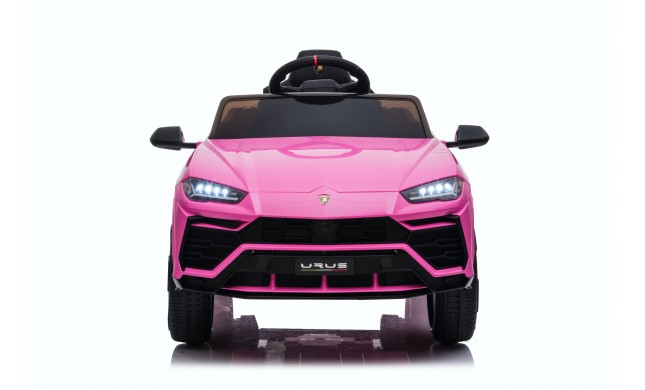 Auto Macchina Elettrica per Bambini 12V Lamborghini URUS con Telecomando Rosa Porte apribili Led e suoni Mp3