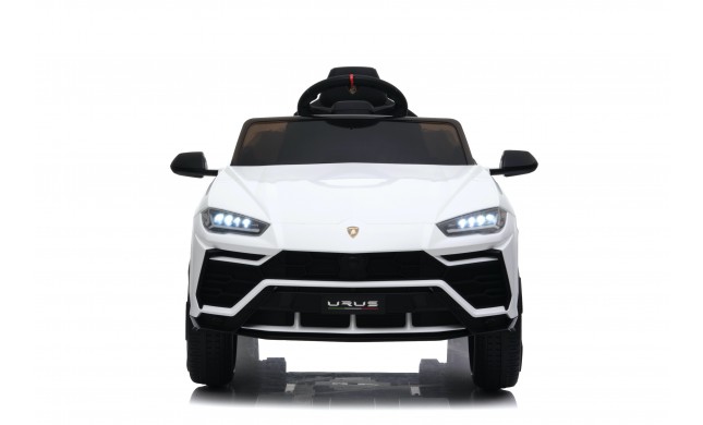 Auto Macchina Elettrica per Bambini 12V Lamborghini URUS Bianca con Telecomando Porte apribili Led e suoni Mp3