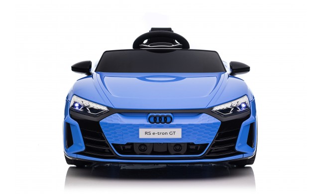 Auto Macchina Elettrica per Bambini 12V Audi RS e-tron GT Sedile Pelle con Telecomando Blue