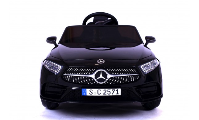 Auto Macchina Elettrica per Bambini 12V Mercedes CLS 350 AMG con Sedile in Pelle Telecomando 2.4 GHz Porte Apribili e MP3