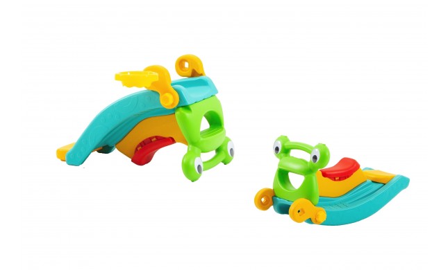 Scivolo per Bambini Cavallo a Dondolo Multifunzione in 1 H50 x L83 x L48