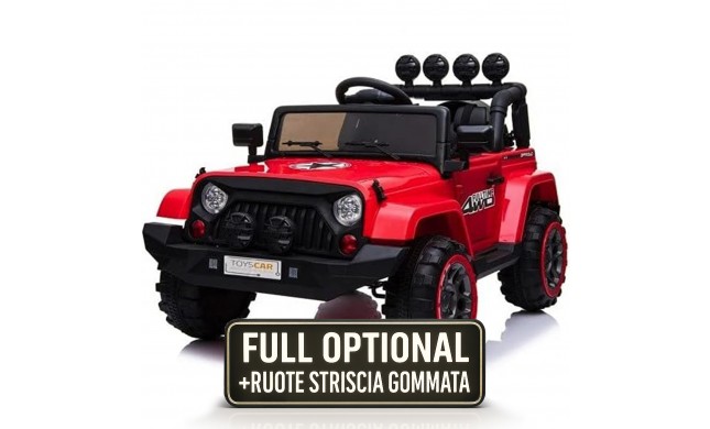 Auto Macchina Elettrica per Bambini Fuoristrada Adventure 12V MP3 Led con Telecomando Full Optional Sedili in Pelle