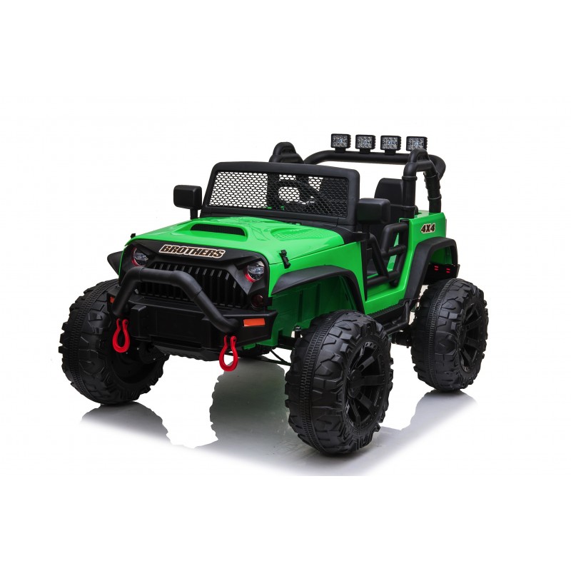 Auto Macchina Elettrica Fuoristrada Big Adventure 24V Verde per