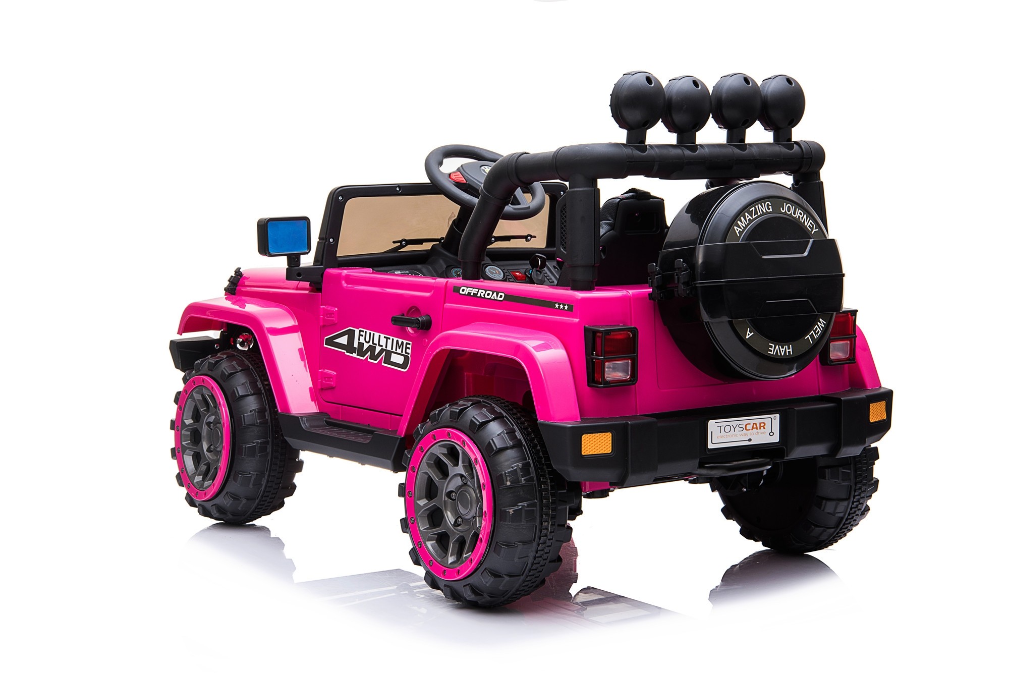 Auto Macchina Elettrica per Bambini Fuoristrada Adventure Rosa 12V