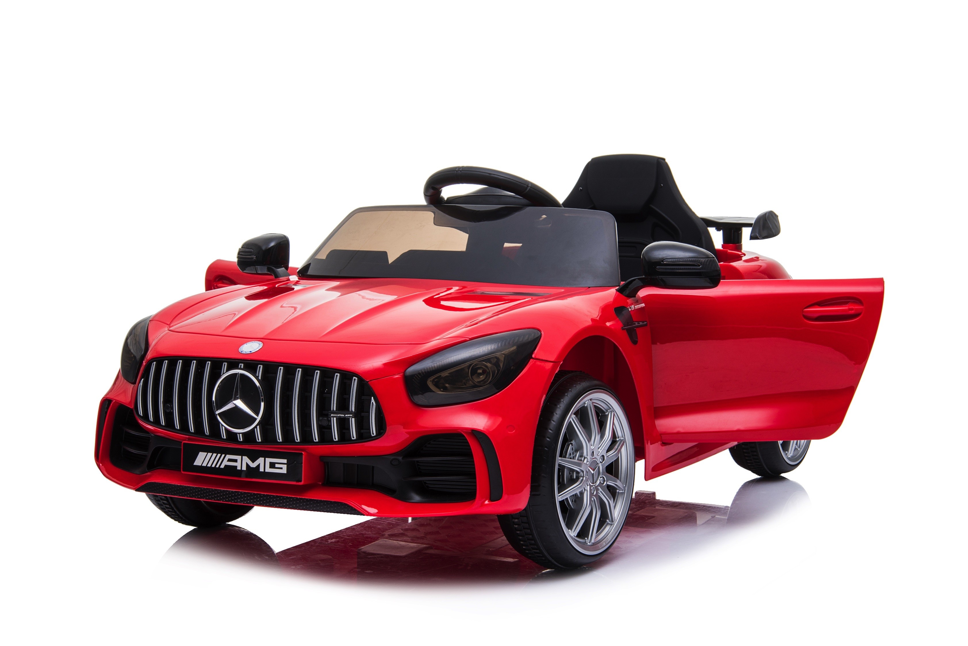 giordanoshop Macchina Elettrica per Bambini 12V Mercedes GTR AMG Rossa