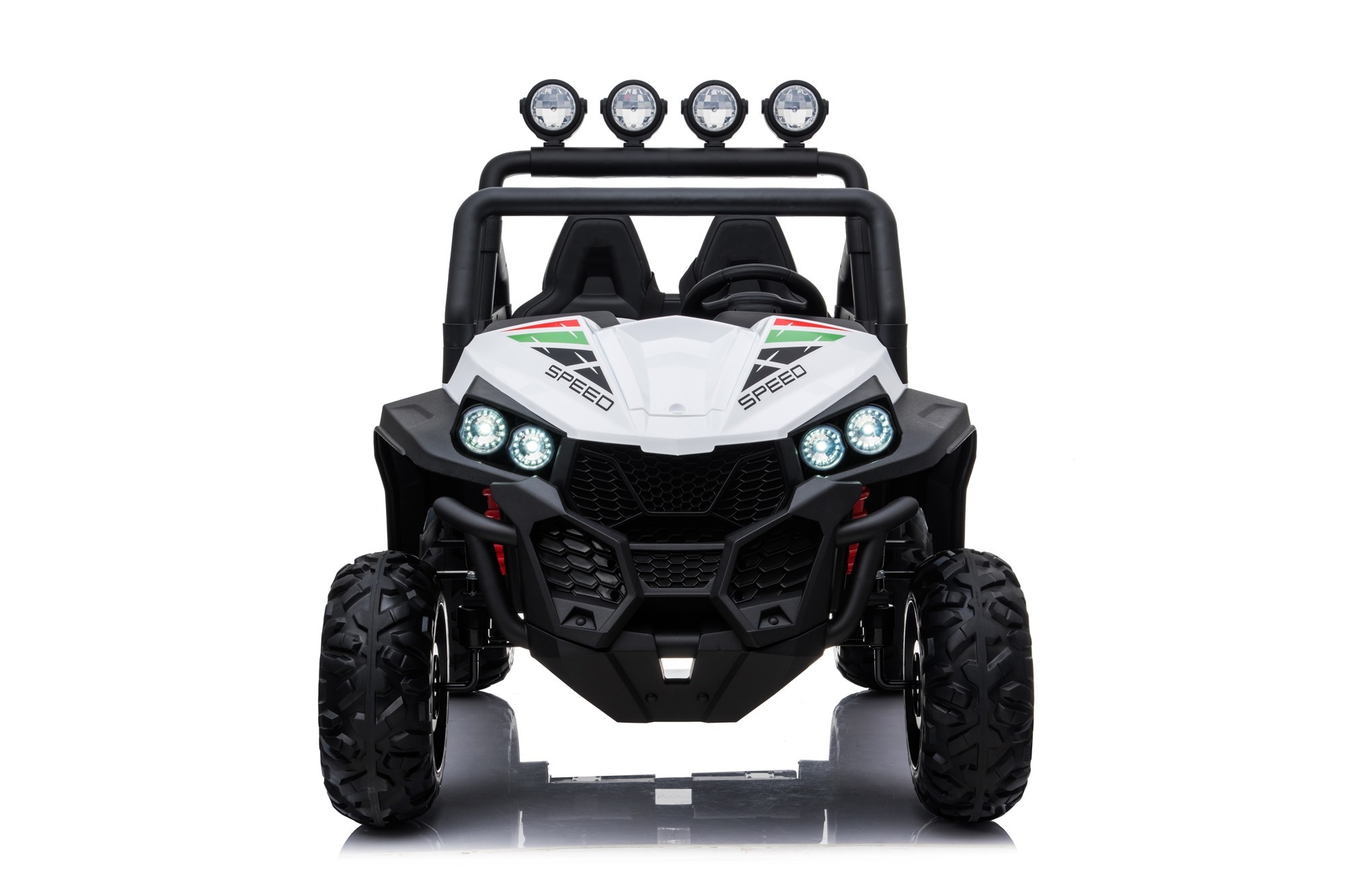 Auto Macchina Elettrica New Polar 24v Per Bambini 2 Posti Full Optional Sedile Regolabile E Telecomando Bianca Toyscar Hoverboard Macchine Elettriche Eco Scooter