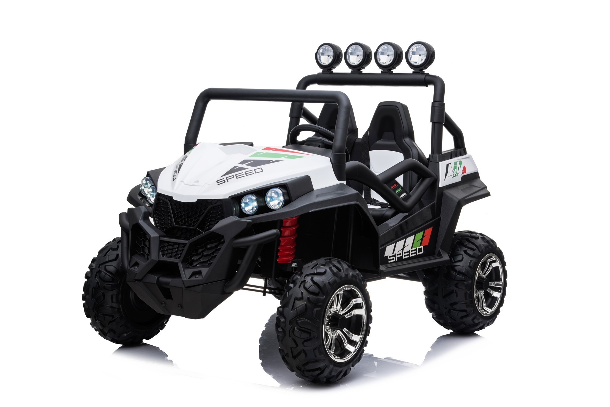 Auto Macchina Elettrica New Polar 24v Per Bambini 2 Posti Full Optional Sedile Regolabile E Telecomando Bianca Toyscar Hoverboard Macchine Elettriche Eco Scooter