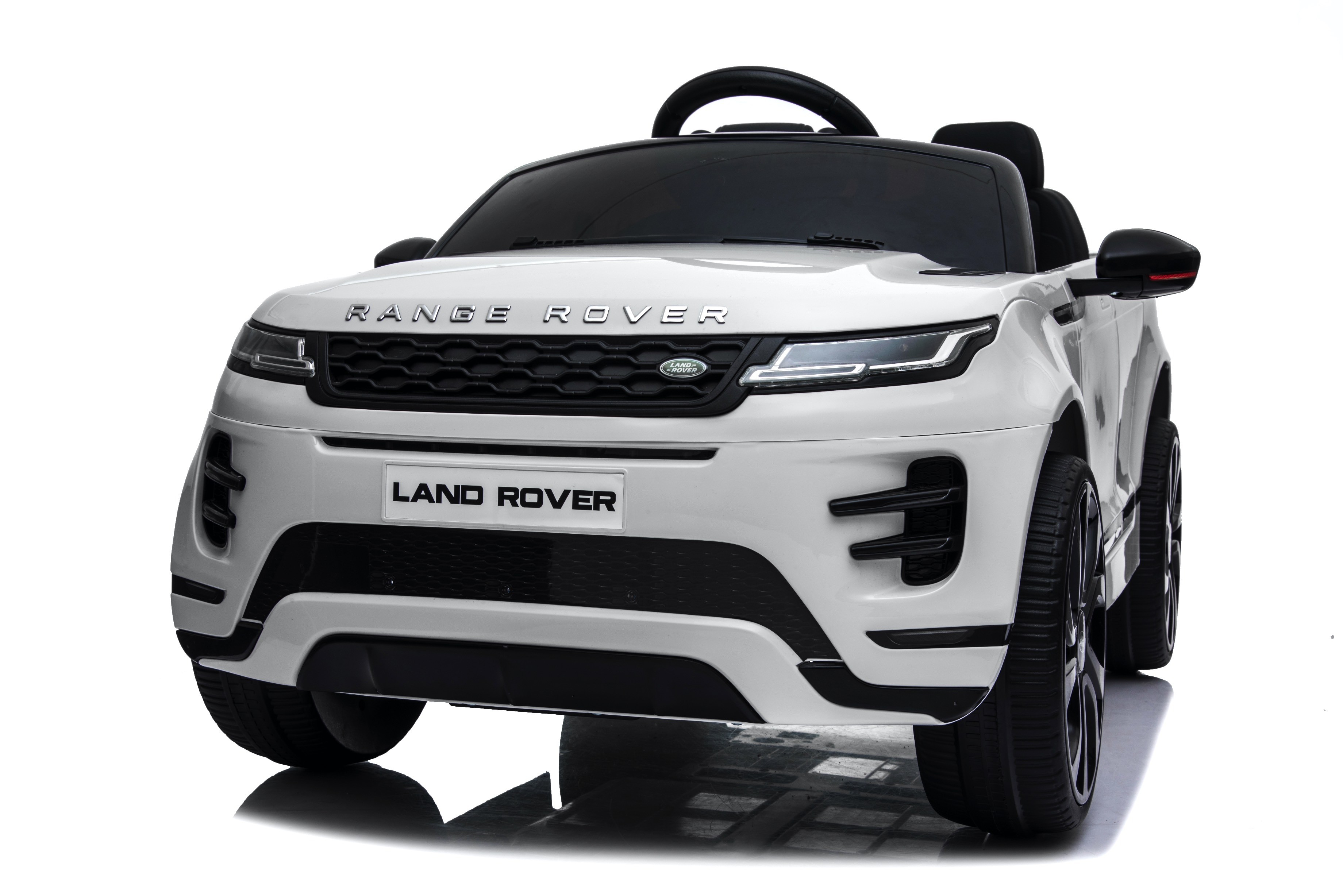 Auto Macchina Elettrica Range Rover Evoque 12V per Bambini porte apribili  Con telecomando Full accessori (BIANCA)