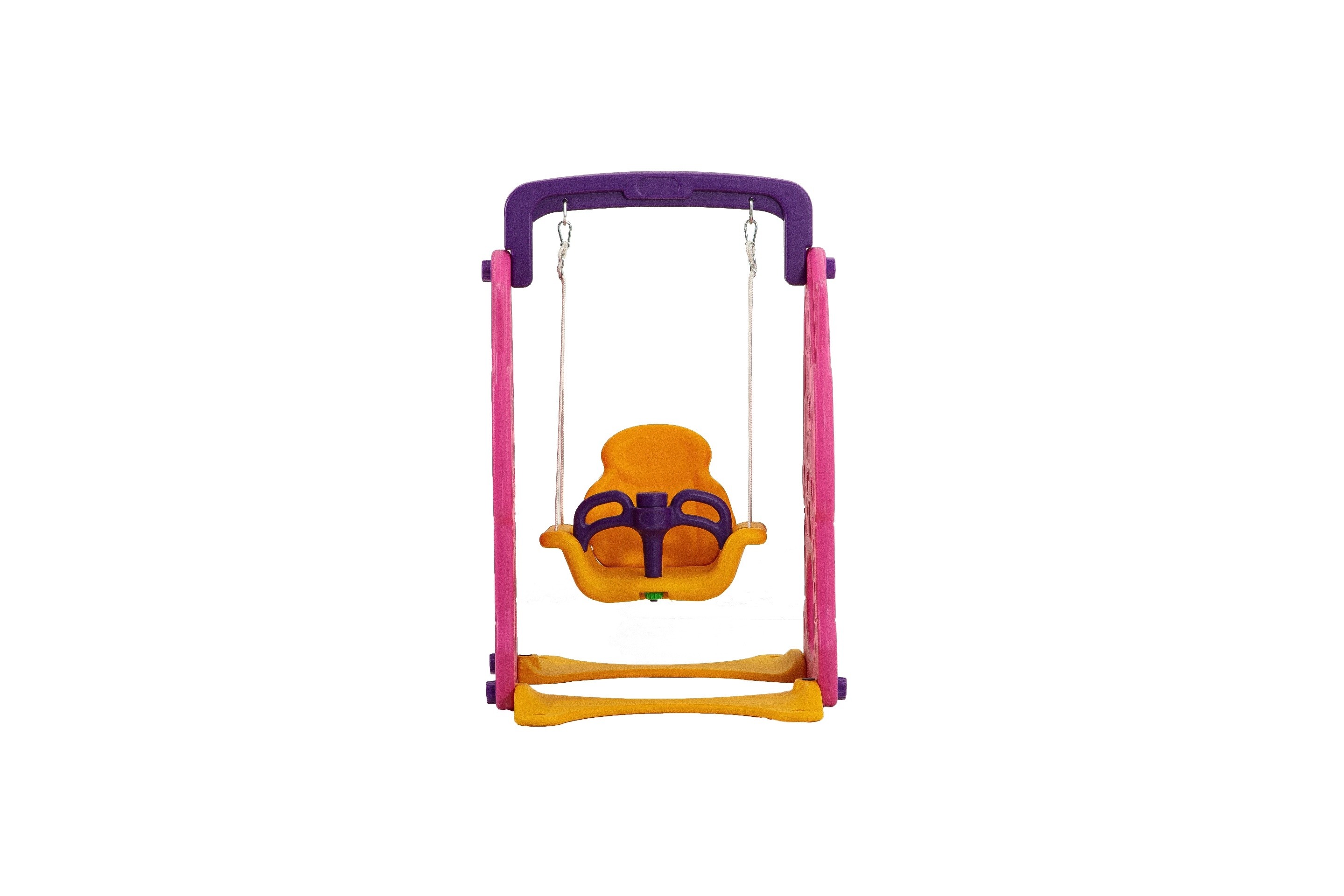 Scivolo Per Bambini Con Altalena Giardino Esterni Interno Multifunzione Con  Canestro H122 X L186 X L155 PartyPink